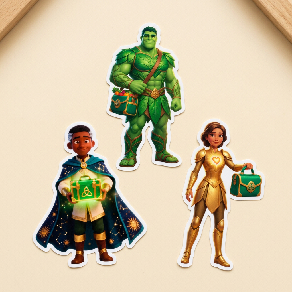 Trinity Heroes Sticker Pack